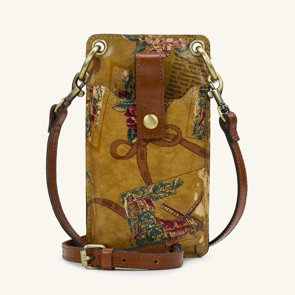 Patricia Nash My Euro Trip Holder  Crossbody Phone Case